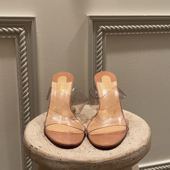 Christian Louboutin Just Nothing 85mm PVC Heel 39 EU AUTHENTIC - Picture 3 of 6